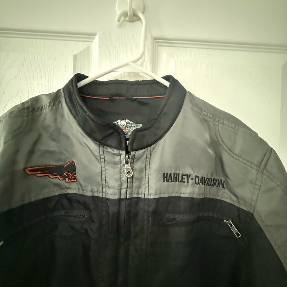 Harley-Davidson Men's Two-Tone Bomber Jacket